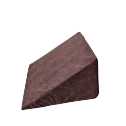 Multifunctional wedge cushion 35x45x20 cm - for lying, reading and leg support - 1021 Brown