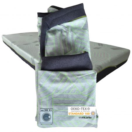 Mattress cover VENUS 90x200 (15–18 cm) with zipper, breathable, anti-slip bottom, washable at 30°C | Natalia Spzoo