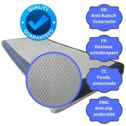 Mattress cover VENUS 90x200 (15–18 cm) with zipper, breathable, anti-slip bottom, washable at 30°C | Natalia Spzoo