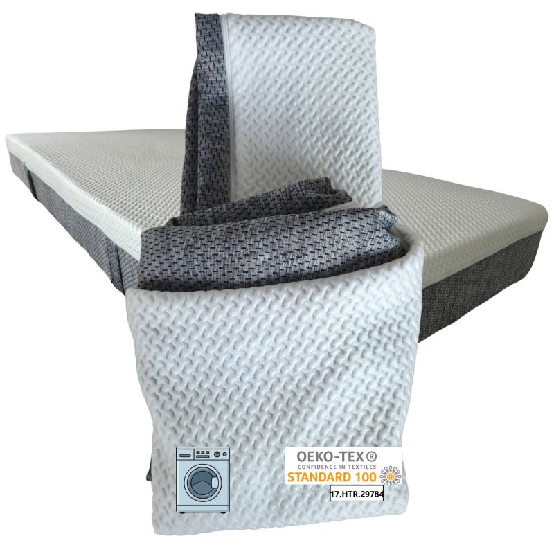 CLASSIC Mattress Cover 90x200 (16–22 cm) with Full Zipper, Anti-Slip Bottom, Carrying Handles, Washable at 40°C | Natalia Spzoo