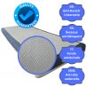 copy of Mattress cover VENUS 90x200 (15–18 cm) with zipper, breathable, anti-slip bottom, washable at 30°C | Natalia Spzoo