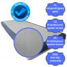 copy of Mattress cover VENUS 90x200 (15–18 cm) with zipper, breathable, anti-slip bottom, washable at 30°C | Natalia Spzoo