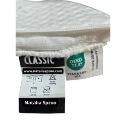 CLASSIC Mattress Cover 90x200 (16–22 cm) with Full Zipper, Anti-Slip Bottom, Carrying Handles, Washable at 40°C | Natalia Spzoo