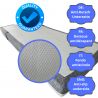 CLASSIC Mattress Cover 90x200 (16–22 cm) with Full Zipper, Anti-Slip Bottom, Carrying Handles, Washable at 40°C | Natalia Spzoo