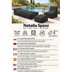 Maxi Outdoor 200x90x40 cm – Garden Lounger, Giant Pouf & Outdoor Daybed 01