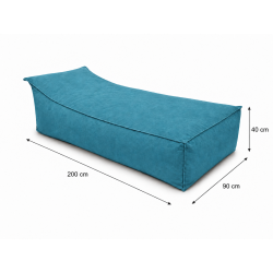 Maxi Indoor 200x90x40 cm – Giant Pouf, Indoor Daybed & XXL Lounger B18