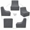Nati Outdoor 55x75x70 cm – Garden Lounge Chair, Outdoor Armchair for Terrace 23