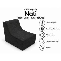 Nati Indoor 55x75x70 cm – Lounge Chair, Relaxation Chair for Living Room B15