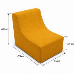 Nati Indoor 55x75x70 cm – Lounge Chair, Relaxation Chair for Living Room B33