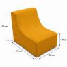 Nati Indoor 55x75x70 cm – Lounge Chair, Relaxation Chair for Living Room B33
