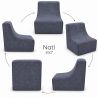 Nati Indoor 55x75x70 cm – Lounge Chair, Relaxation Chair for Living Room B40