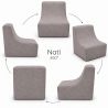 Nati Indoor 55x75x70 cm – Lounge Chair, Relaxation Chair for Living Room B50