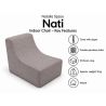 Nati Indoor 55x75x70 cm – Lounge Chair, Relaxation Chair for Living Room B50