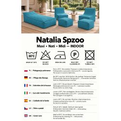 Maxi Indoor 200x90x40 cm – Giant Pouf, Indoor Daybed & XXL Lounger B18