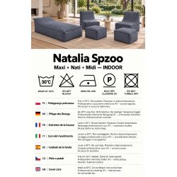 Nati Indoor 55x75x70 cm – Lounge Chair, Relaxation Chair for Living Room B40
