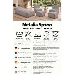Nati Indoor 55x75x70 cm – Lounge Chair, Relaxation Chair for Living Room B50
