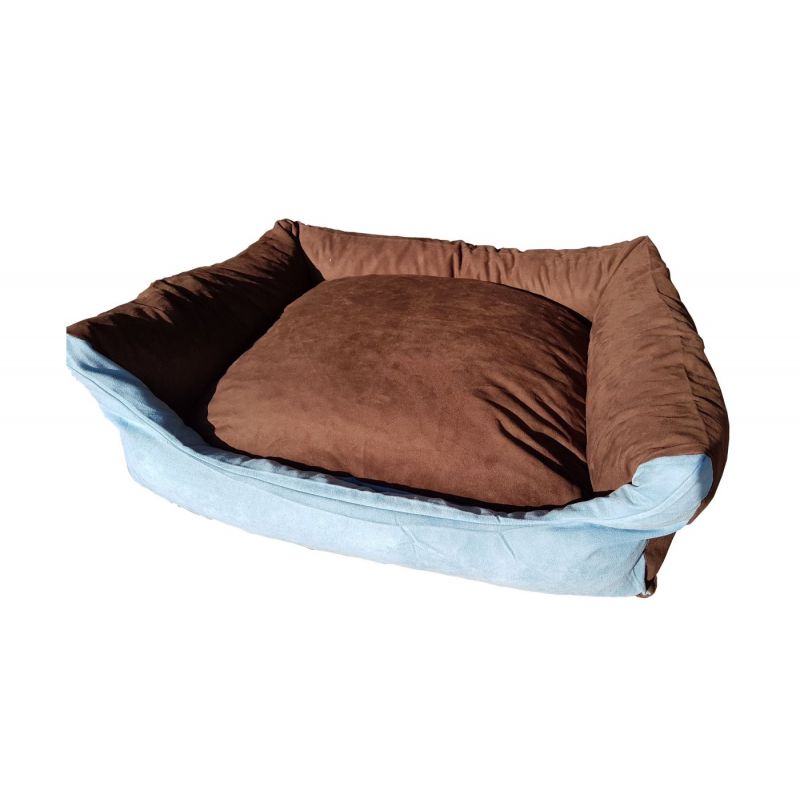 Dog bed Max- size S - brown/blue