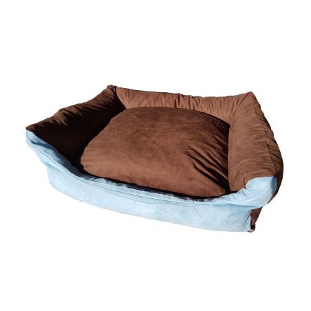 Dog bed Max- size S - brown/blue