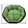 Dog bed Nora- size S - brown/green