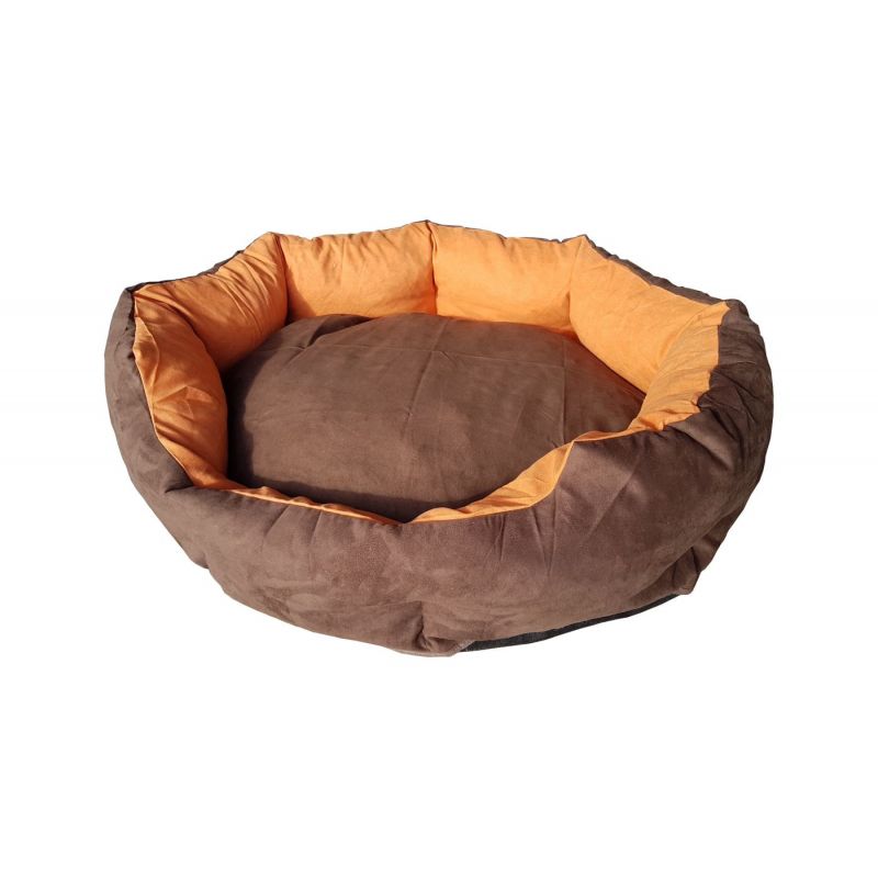 Dog bed Max- size L - brown/orange