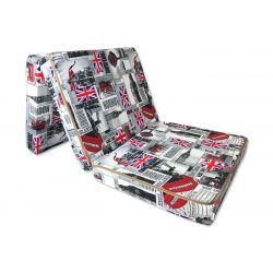 Folding mattress cover 195x65x10 cm - LONDON