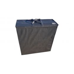 Storage bag for folding mattress with headrest 200x70x10 cm - Black
