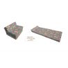 Folding mattress 200x70x10 cm - 008