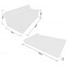 Folding mattress sofa 200x120x10 cm - 008