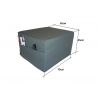 Storage bag for folding mattress 195x75x15 cm anthracite