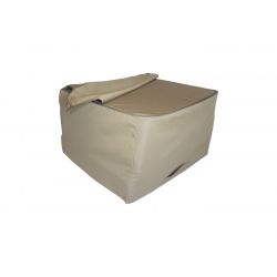 Storage bag for folding mattress 195x75x15 cm light brown