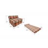Folding mattress 200x70x10 cm - 004
