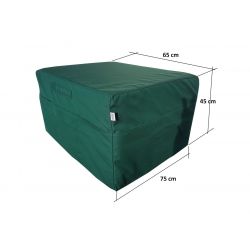 Storage bag for folding mattress 195x75x15 cm green