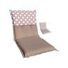 Double-sided cushion for low back garden chairs, recliner pad, folding chair cushion 2863602