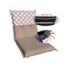 Double-sided cushion for low back garden chairs, recliner pad, folding chair cushion 2863602