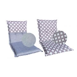 Double-sided cushion for low back garden chairs, recliner pad, folding chair cushion 2864102