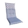 Two-sided cushion for high back garden chair 2864101
