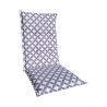 Two-sided cushion for high back garden chair 2864101