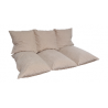 Set of garden pallet cushions with zipper 1009