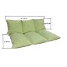 Set of garden pallet cushions with zipper 1229