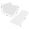 Folding mattress 200x70x10 cm - 009