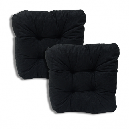 Set of 2 chair cushions 40 x 40 x 8 cm - 0001