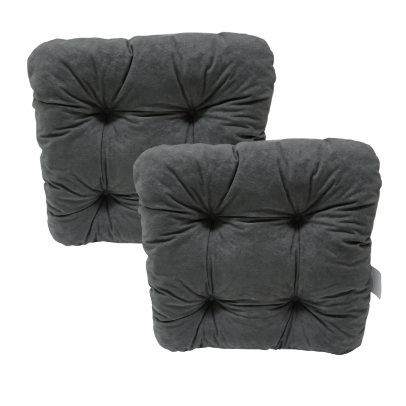Set of 2 chair cushions 40 x 40 x 8 cm - 1008