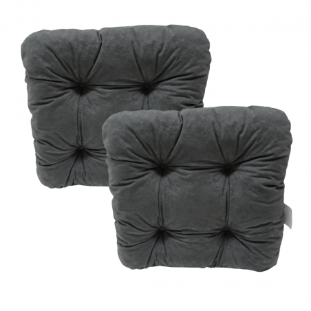 Set of 2 chair cushions 40 x 40 x 8 cm - 1008