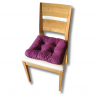 Set of 2 chair cushions 40 x 40 x 8 cm - 1224