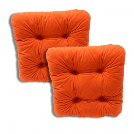 Set of 2 chair cushions 40 x 40 x 8 cm - 1333