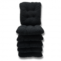 Set of 4 chair cushions 40 x 40 x 8 cm - 0001
