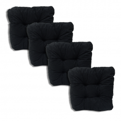 Set of 4 chair cushions 40 x 40 x 8 cm - 0001