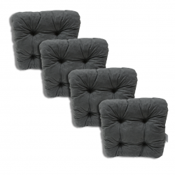 Set of 4 chair cushions 40 x 40 x 8 cm - 1008