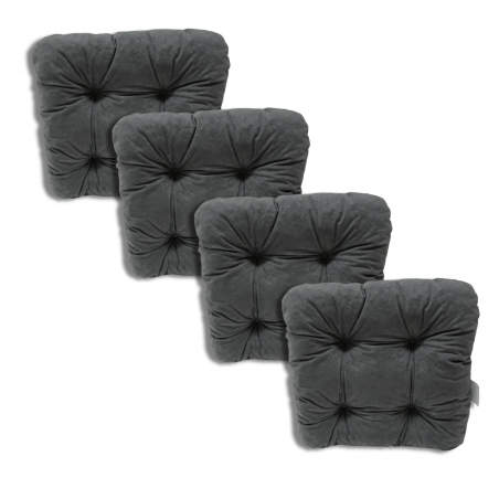 Set of 4 chair cushions 40 x 40 x 8 cm - 1008