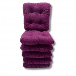 Set of 4 chair cushions 38 x 38 x 8 cm - 1224